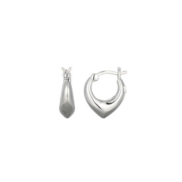 SS Tulip Hoop Earrings Carroll's Jewelers Doylestown, PA