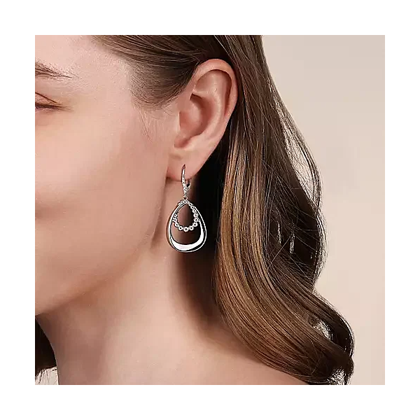 Gabriel SS multi loop drop earrings Image 2 Carroll's Jewelers Doylestown, PA