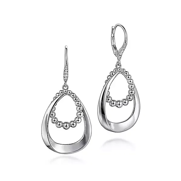 Gabriel SS multi loop drop earrings Carroll's Jewelers Doylestown, PA