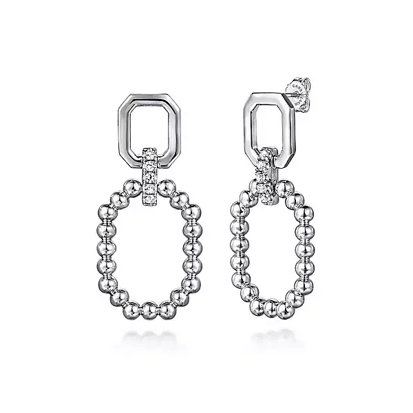 SS Octagon Drop Earrings Carroll's Jewelers Doylestown, PA