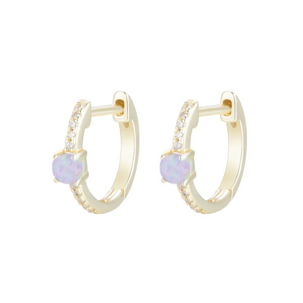 GP Huggie Opal hoops Carroll's Jewelers Doylestown, PA