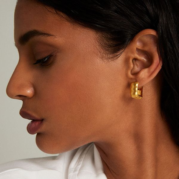 Dean Davidson Square Hoops Image 2 Carroll's Jewelers Doylestown, PA