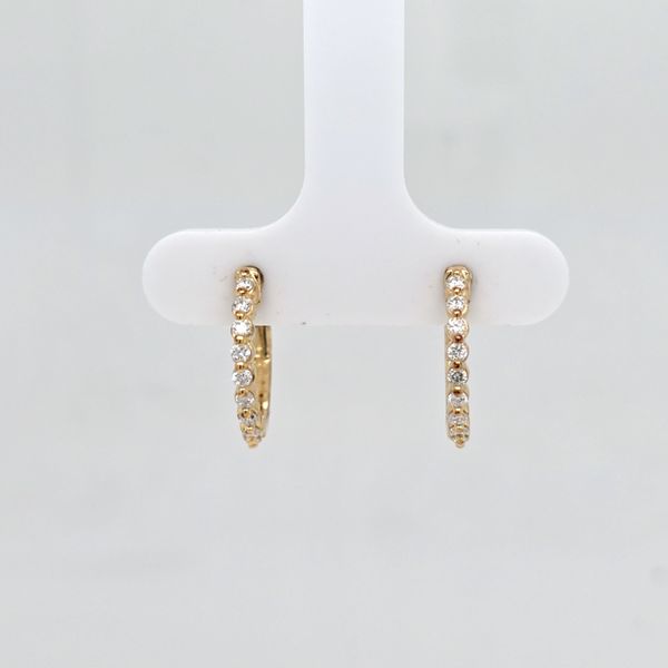 GP/SS Lab Diamond Hoop Earrings Carroll's Jewelers Doylestown, PA