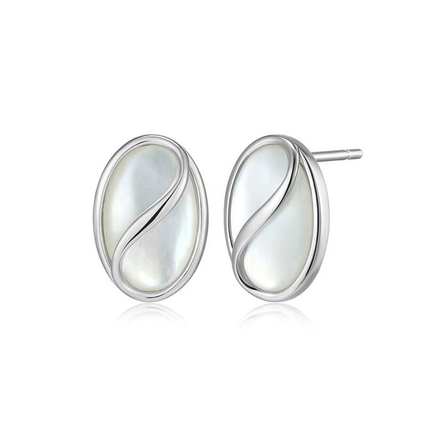 SS Mother of Pearl Earrings Carroll's Jewelers Doylestown, PA
