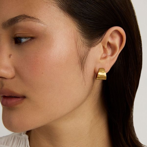 GP Huggie Hoop Earrings Image 2 Carroll's Jewelers Doylestown, PA
