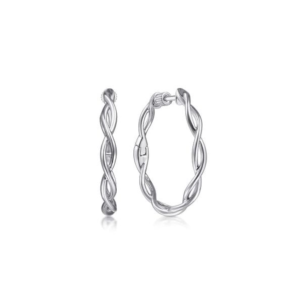 Gabriel SS Classic Hoop Earrings Carroll's Jewelers Doylestown, PA