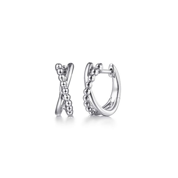 Sterling Silver Twisted Huggie Earrings Carroll's Jewelers Doylestown, PA