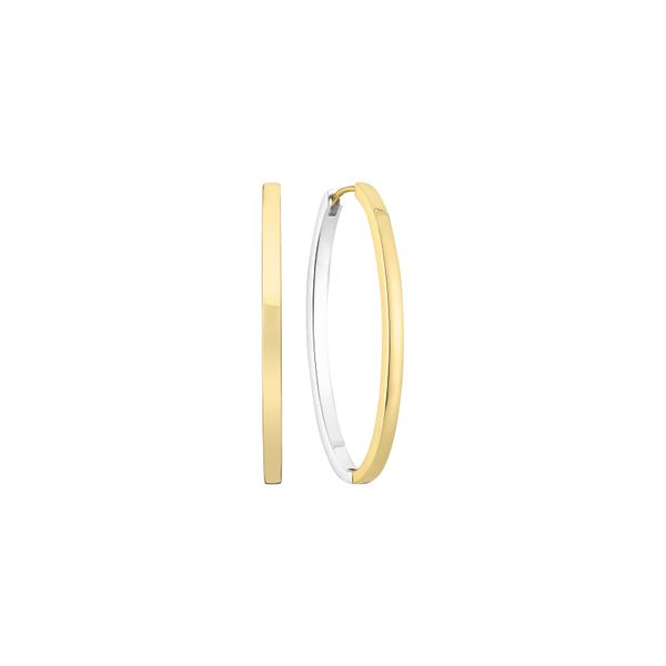 GP Large Oval Hoop Earrings Carroll's Jewelers Doylestown, PA