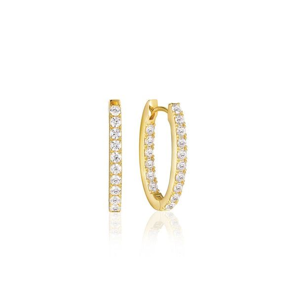GP/SS CZ Hoops Carroll's Jewelers Doylestown, PA