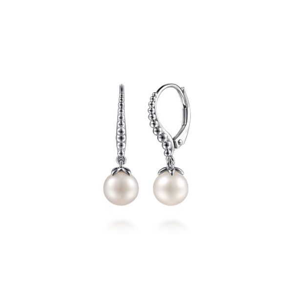 Silver Pearl Drop Earrings Carroll's Jewelers Doylestown, PA