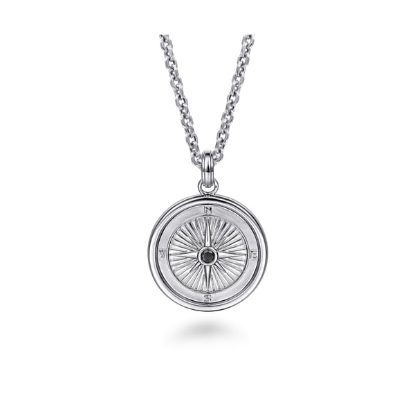 Men's Compass Necklace Carroll's Jewelers Doylestown, PA