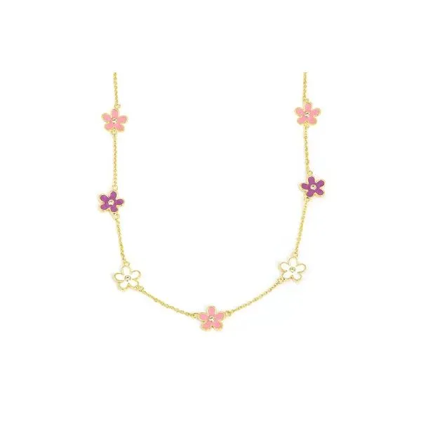 SS/GP Child's Flower Necklace Carroll's Jewelers Doylestown, PA