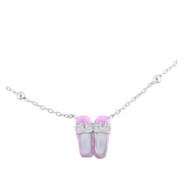 SS Ballet slipper necklace Carroll's Jewelers Doylestown, PA
