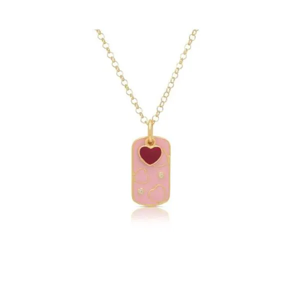 Childrens Dog Tag Pendant