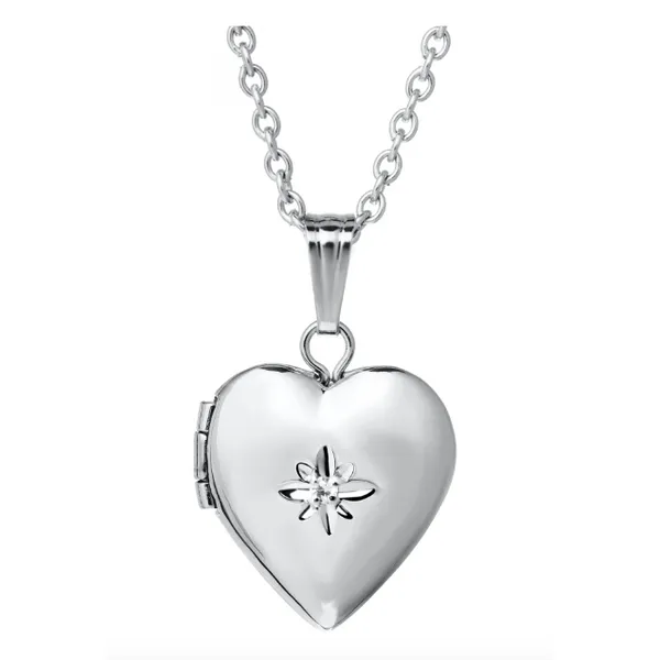 SS Childs Heart Locket