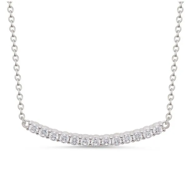 Childs CZ Bar Necklace
