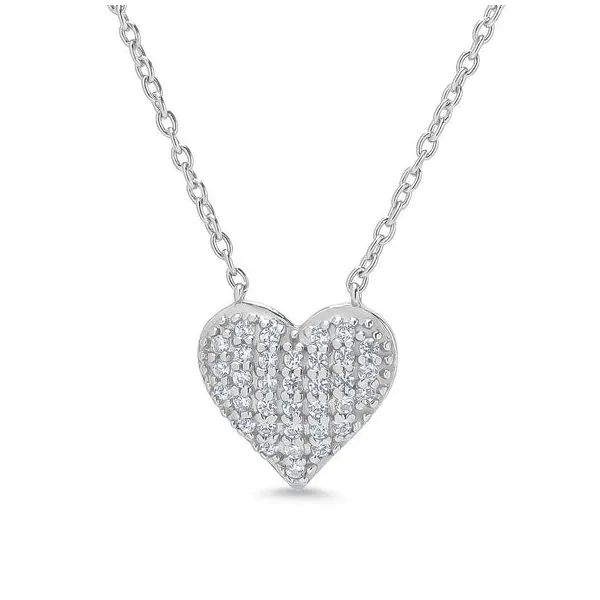 SS Childs heart pendant