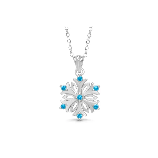 childs SS snowflake necklace