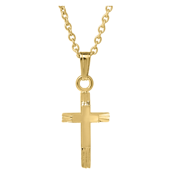 Gold filled Child's cross necklace Carroll's Jewelers Doylestown, PA