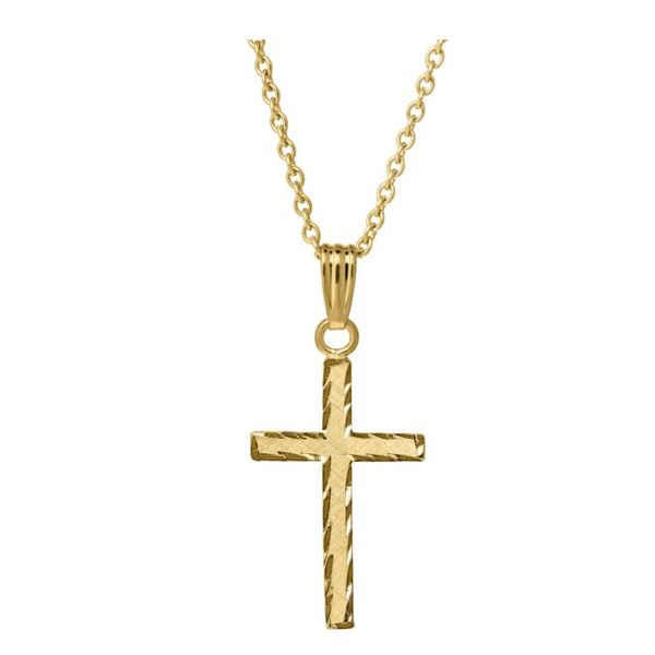 GF Yellow BAby Cross Carroll's Jewelers Doylestown, PA