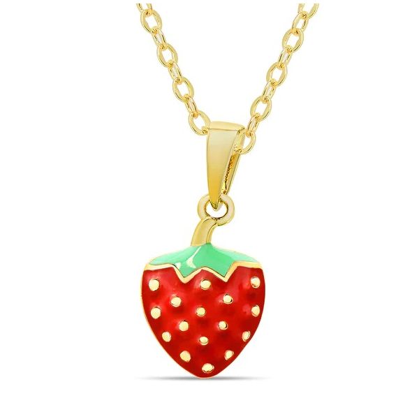 SS/GP Child's Strawberry Necklace Carroll's Jewelers Doylestown, PA
