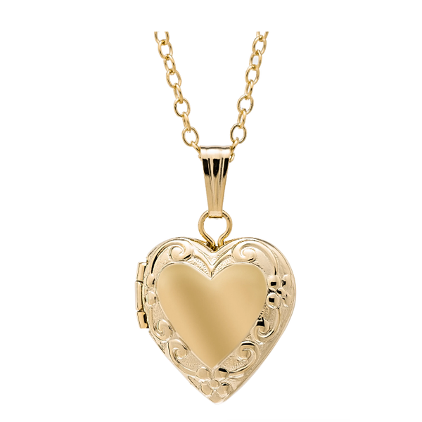 GF Child's Heart Locket Carroll's Jewelers Doylestown, PA