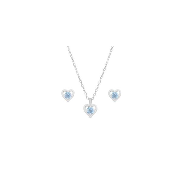 SS Child's Necklace and Earring set. Carroll's Jewelers Doylestown, PA