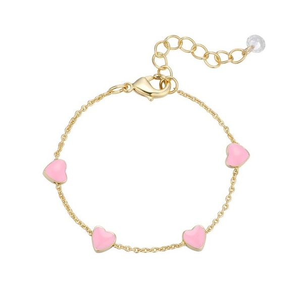 YP Pink heart Baby Bracelet Carroll's Jewelers Doylestown, PA