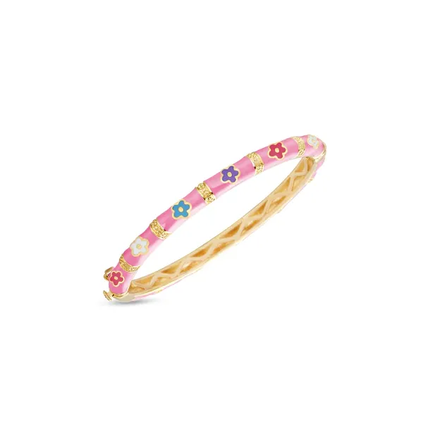 Child's enamel bangle bracelet similar item image