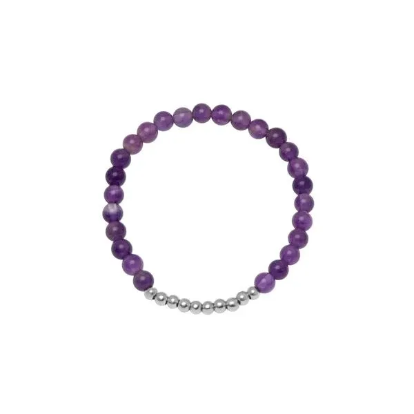 Child's Amethyst Bead Bracelet Carroll's Jewelers Doylestown, PA