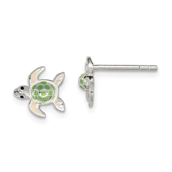 SS Turtle Stud earrings Carroll's Jewelers Doylestown, PA