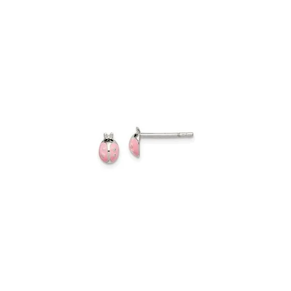 SS Child's Ladybug Earrings Carroll's Jewelers Doylestown, PA