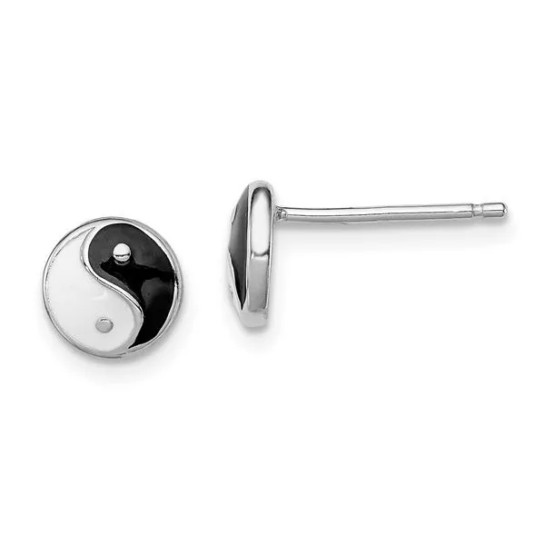 SS Yin Yang Earrings Carroll's Jewelers Doylestown, PA