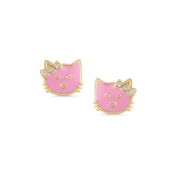 Childs Cat Stud Earrings