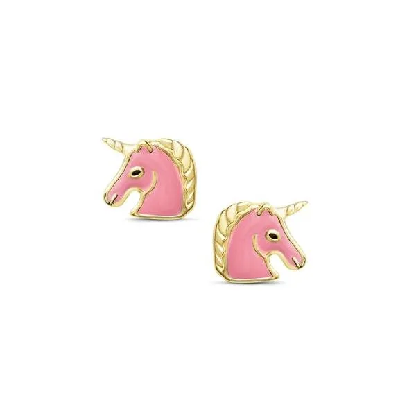 Childs Unicorn Earrings