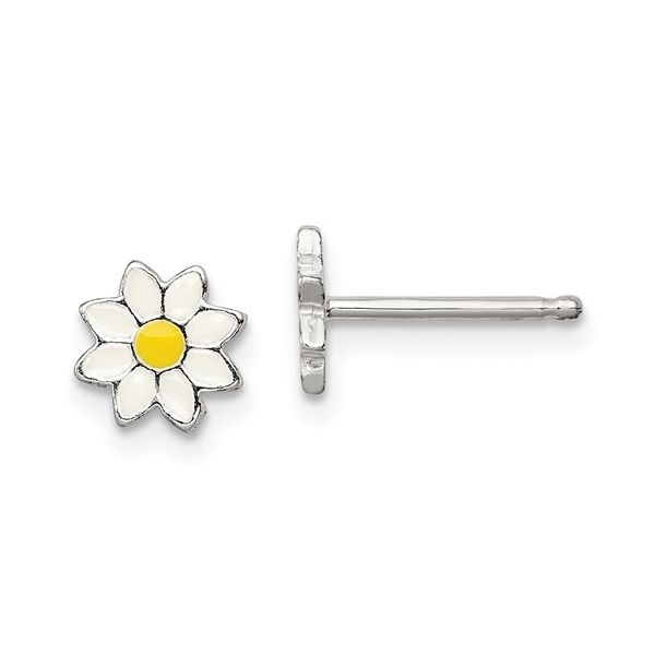 SS Daisy Stud Earrings Carroll's Jewelers Doylestown, PA