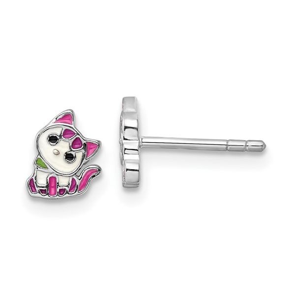 Kitty Cat Earrings Carroll's Jewelers Doylestown, PA