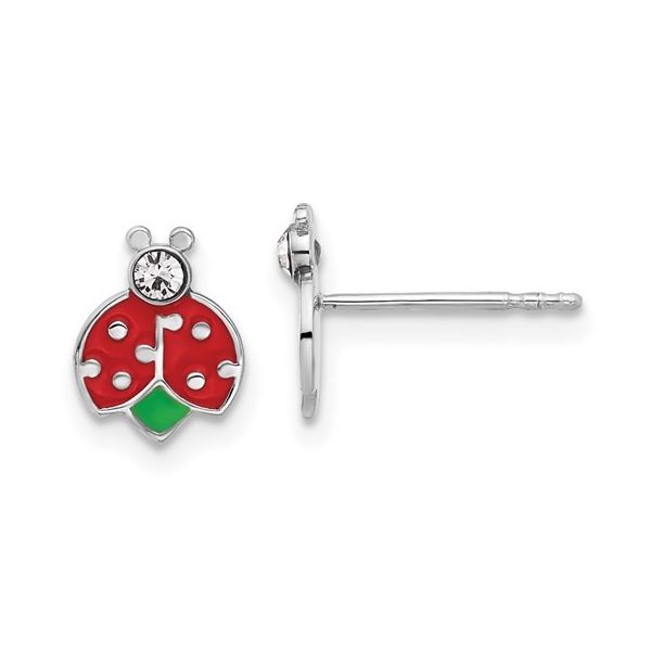 Child's Ladybug earrings Carroll's Jewelers Doylestown, PA