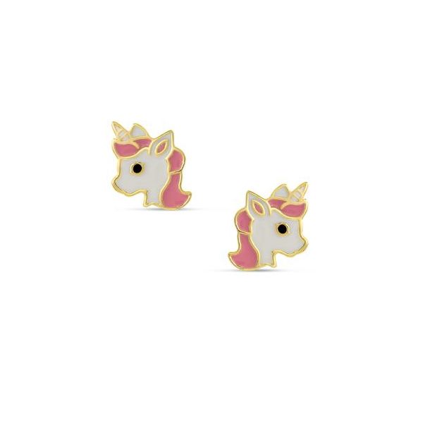 Child's Unicorn Earrings Carroll's Jewelers Doylestown, PA