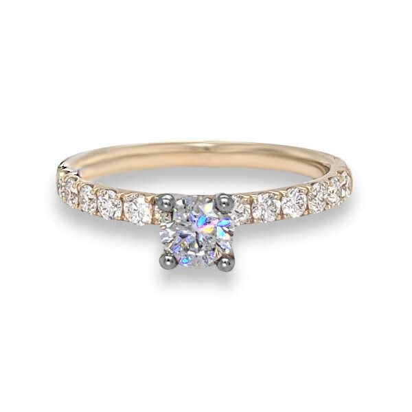 14K Engagement Ring w/FoF Diamond by Costar Goldmart Jewelers Redding, CA