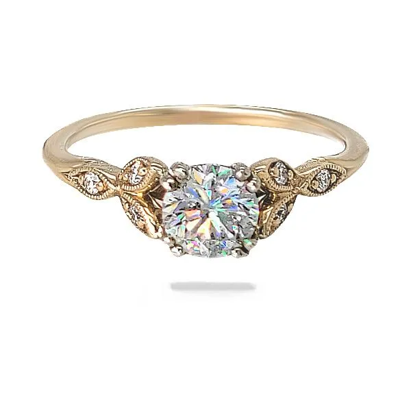 14K Facets of Fire Diamond, Engmt. Ring by Gabriel & Co. Goldmart Jewelers Redding, CA