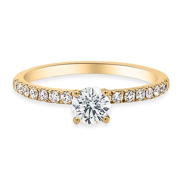 14K Modern Engagement Ring By Costar Goldmart Jewelers Redding, CA