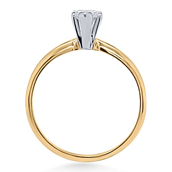 14K Solitaire Diamond Engagement Ring (Estate) Goldmart Jewelers Redding, CA