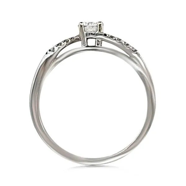 14K FoF Diamond Bypass Engmt. Ring – Goldmart Signature Image 2 Goldmart Jewelers Redding, CA
