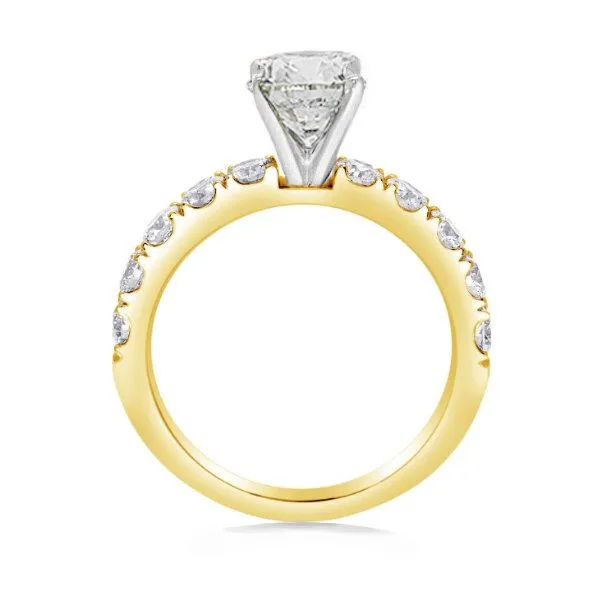 14K Candlelight FoF Engagement Ring by Costar Image 2 Goldmart Jewelers Redding, CA