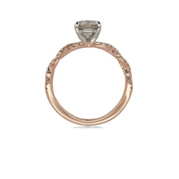 14K FoF Diamond Engmt. Ring Gabriel & Co. Image 2 Goldmart Jewelers Redding, CA