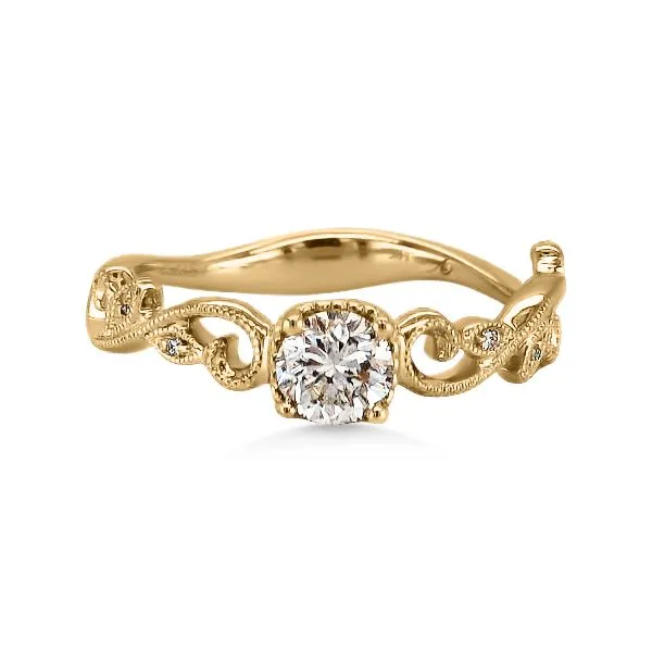 14K FoF Diamond Filigree Engagement Ring – GM Goldmart Jewelers Redding, CA