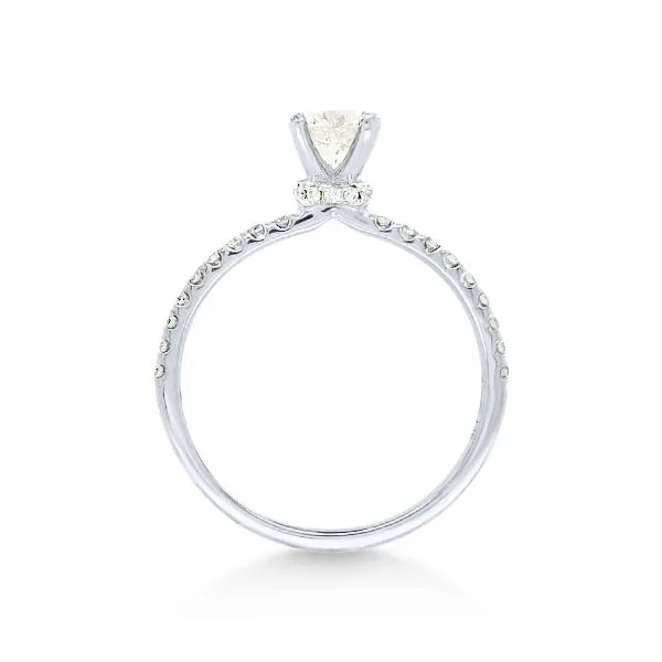 14K FoF Diamond Halo Engagement Ring – GM Signature Image 2 Goldmart Jewelers Redding, CA