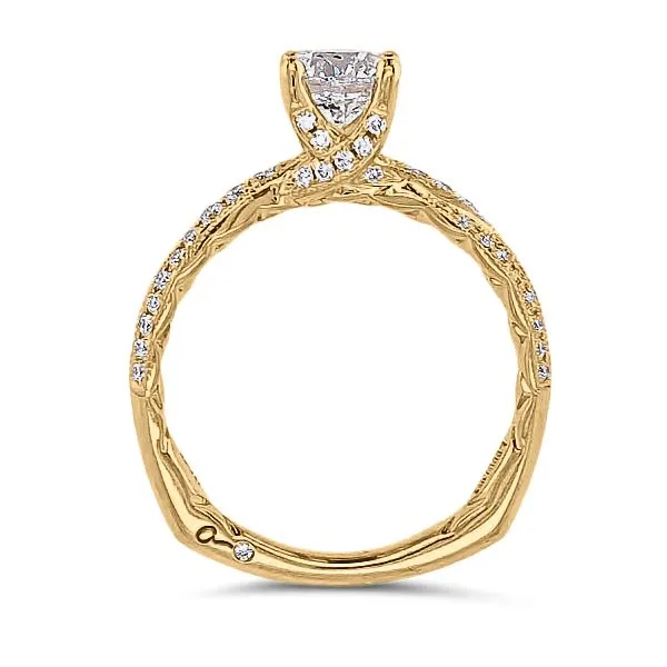 18K Diamond Ring by A.Jaffe Image 2 Goldmart Jewelers Redding, CA