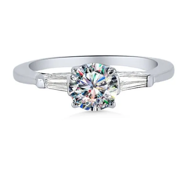 14K FoF Diamonds three Gem Engmt.  Ring – GM Signature Goldmart Jewelers Redding, CA